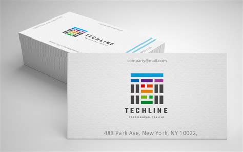 Tech Line Logo Template #113133 - TemplateMonster