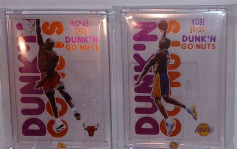 Michael Jordan Kobe Bryant Clear Acetate Dunk N Go Nuts Values MAVIN