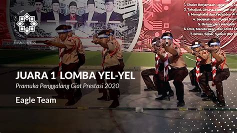 Juara Lomba Yel Yel Pramuka Penggalang Giat Prestasi Eagle