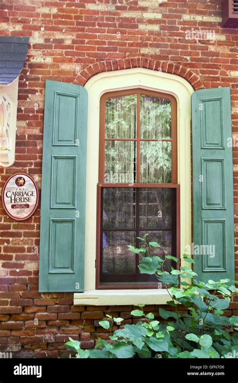 Harry Packer Mansion carriage house window, Jim Thorpe, Pennsylvania ...