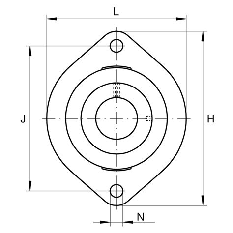 FLCTE40-XL Flanged housing unit: inform yourself & order online on ...