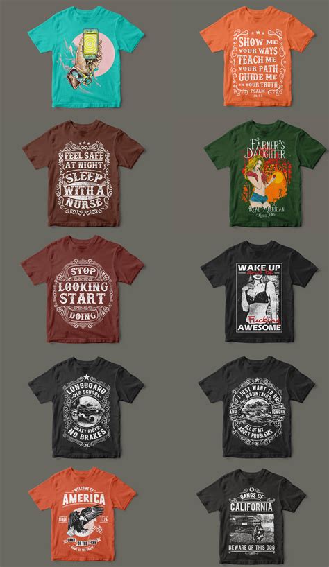 100 Artistic T Shirt Designs — Discounted Design