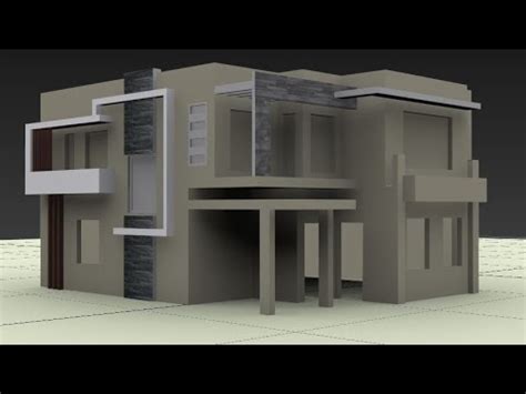 Modern House Modeling In Ds Max Beautiful House Modeling In Ds Max