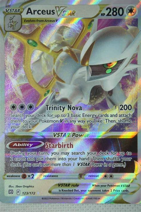 Arceus VSTAR 123 172 Pocket Monster