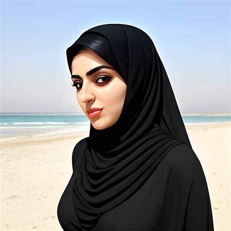 Iranian Woman With A Chador Hijab Bikini Ten People Arthub Ai