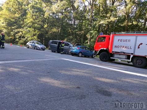 Zderzenie Busa Z Osob Wk Na Trasie Opole Strzelce Opolskie