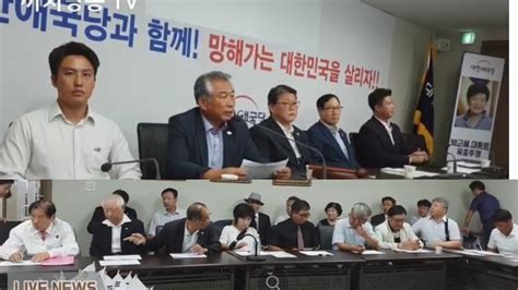 속보 조원진 당 대표 초강력 경고성 발언 정치권 당 내외 문제 언급 대한애국당 최고위원 전국시도당위원장 당직자 회의 석상 중앙