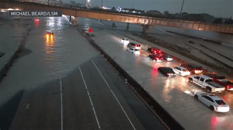 Littering Exacerbating Flash Floods Trapping Cars On I 635 In Dallas