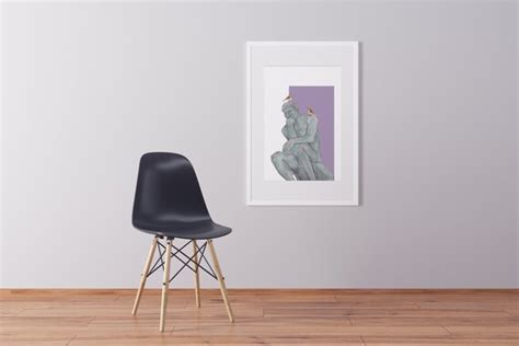 Wall Hangings Home Décor Thinker and the Sparrows art print