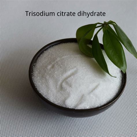 Food Acidity Regulators Dihydrate Trisodium Citrate Food Additive