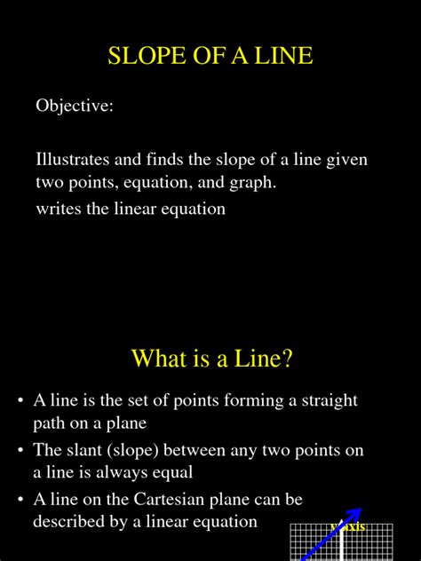 Slope of A Line | PDF | Slope | Line (Geometry)