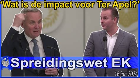 Joris Van Den Oetelaar Fvd Hoe Gaat De Spreidingswet Budel And Ter