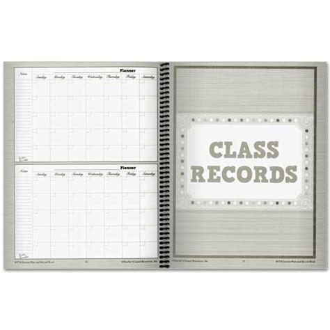 Chalkboard Brights Lesson Plan And Record Book