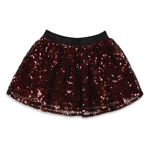 50 Jubel Pailletten Rok Red Velvet Circus Bambino