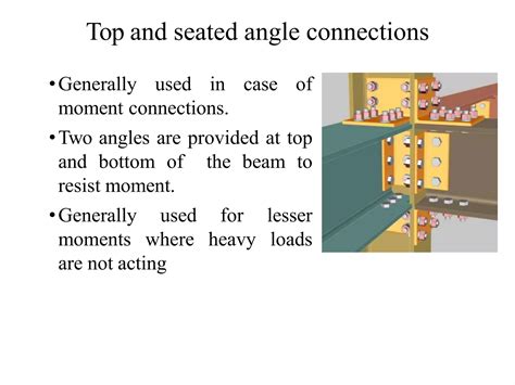 DESIGN OF CONNECTIONS IN STEEL STRUCTURE PPT