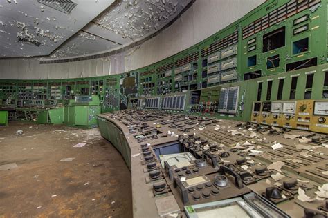 Old Control Room Of An Abandoned Coal Fired Power Plant Oc Germany