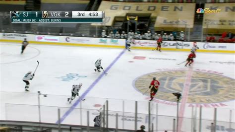 Timo Meier Gets Sharks On The Board With Late Goal Vs Golden Knights Nbc Sports Bay Area