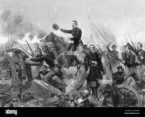 1860s MAY 1864 LT GEN ULYSSES S GRANT AT BATTLE OF THE WILDERNESS