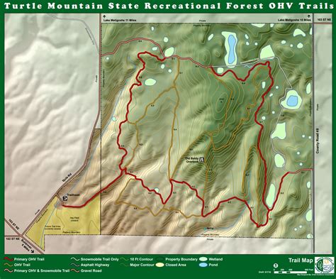 North Dakota State Park Maps Dwhike