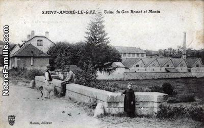 Photos et cartes postales anciennes de Saint André le Gaz 38490