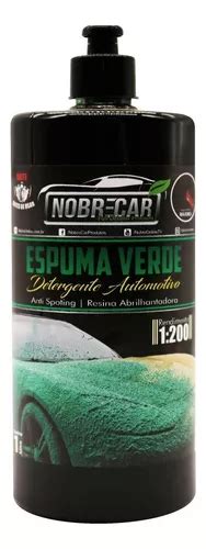 Shampoo para vehículo Nobre Car ESPUMA VERDE de 1L MercadoLibre