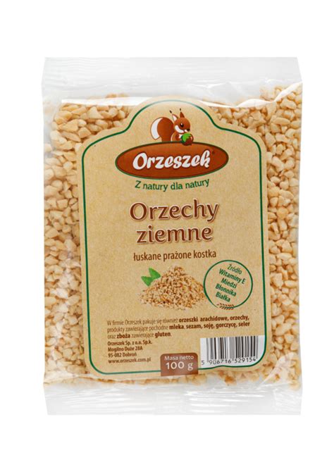 Orzeszki Ziemne Uskane Pra One Kostka Orzeszek Orzeszek