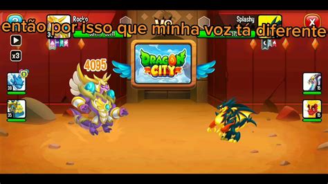 Testando o novo dragão heróico no Dragon City YouTube