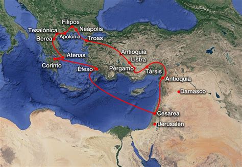 Top Mejores Mapa Del Segundo Viaje Misionero Del Apostol Pablo En