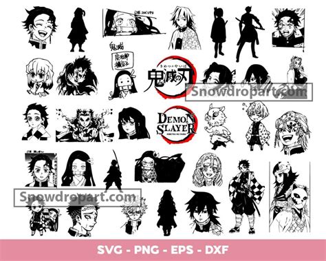 Demon Slayer Svg Bundle Demon Slayer Svg Nezuko Svg