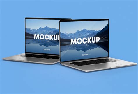 Free Laptop Mockup Set Free Psd Templates