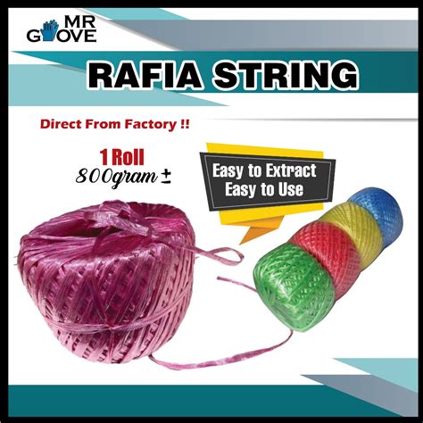 rafia string plastic string string rope tali rafia gram