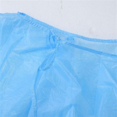 Elastic Cuffs Disposable Non Woven Isolation Gown