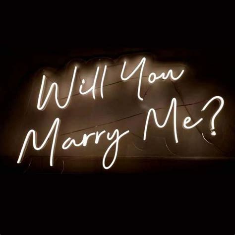 Custom Made Neon Signs Will You Marry Me Neon Sign Led Business Sign