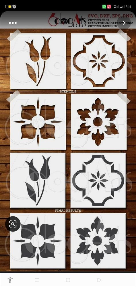 Pin by Amira abdallah on ااا Stencil diy Diy stencil patterns