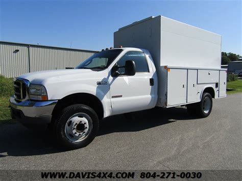 2004 Ford F 550 Super Duty Xl Diesel Long Length Utility Body Knapheide