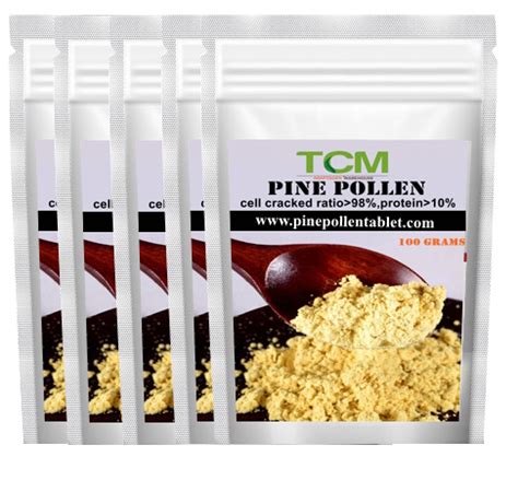 Pine Pollen Powder Retail(5*100g)-TCM Adaptogen Warehouse