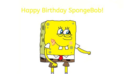 Happy Birthday SpongeBob! by KatelynBrown2002 on DeviantArt