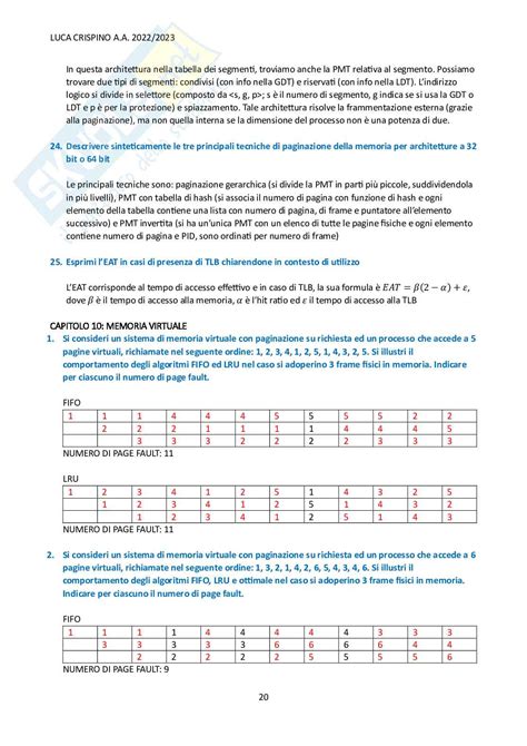 Esercizi Di Esami Di Sistemi Operativi