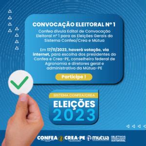 Comissão Eleitoral Federal divulga edital de convocação para as