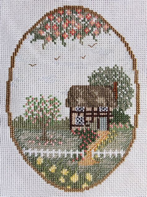 Cottage cross-stitch by Devi-Tiger on DeviantArt