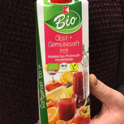 Kaufland Bio Obst Gem Sesaft Rot Fruit And Vegetables Red Juice