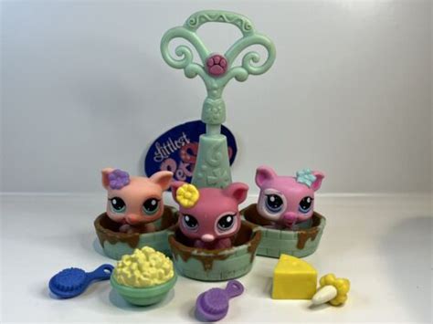 Pig Triplets 1548 1549 1550 W Acc Littlest Pet Shop Hasbro Lps Ebay