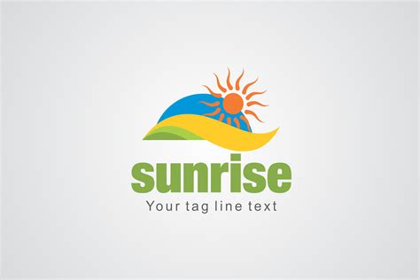 Sunrise Logo Design Template Graphic by shahsoft · Creative Fabrica