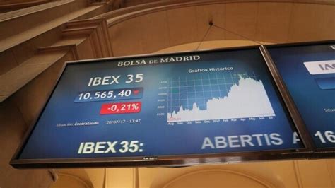 El Ibex 35 Continúa En Rojo Y Tras La Apertura Se Deja Un 041 Canarias7