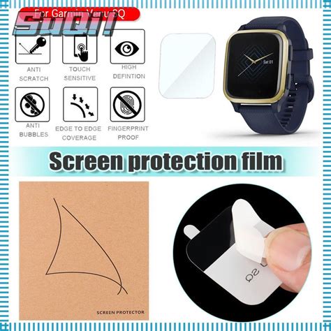 Soft Tempered Glass Protective Film For Garmin Venu SQ SQ Music Smart