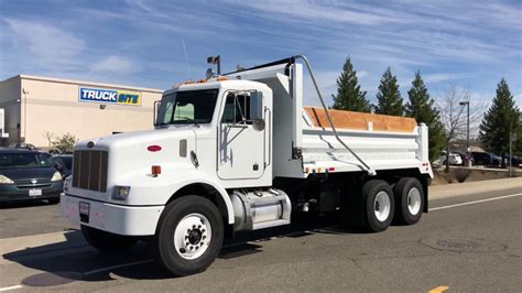 2004 Peterbilt 330 14 Yard Tandem Dump Truck Youtube