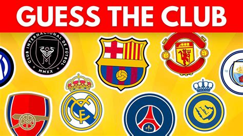 Guess The Football Club Football Team Logo Quiz Youtube