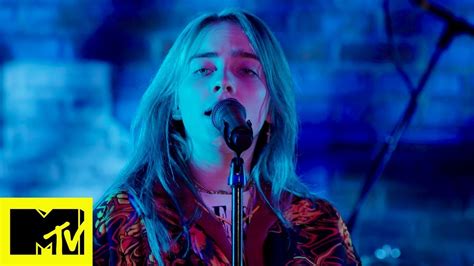 Billie Eilish Wish You Were Gay Live Mtv Push Youtube Music