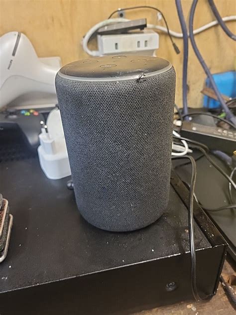 Amazon L D R Echo Nd Generation Smart Speaker Spares Or Repair Powers