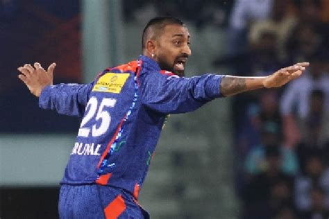 Ipl K L Rahul Krunal Pandya Lead Lucknow To Five Wicket Victory